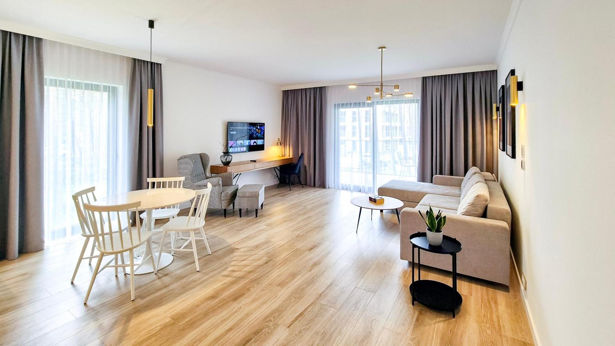 Apartamenty Dudek - Stylowe Apartamenty, 5 Minut Pieszo Do Morza! Rowy  Luaran gambar