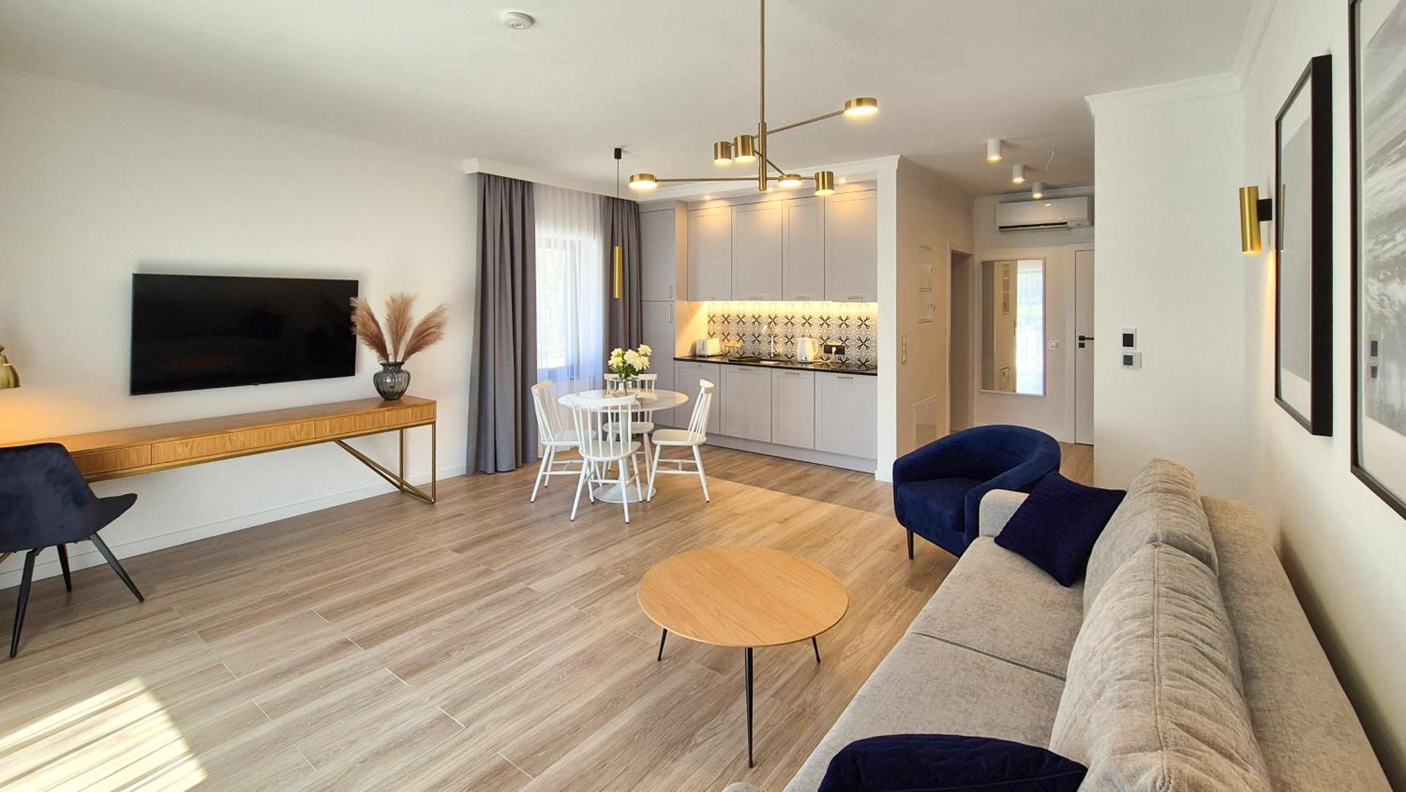 Apartamenty Dudek - Stylowe Apartamenty, 5 Minut Pieszo Do Morza! Rowy  Luaran gambar
